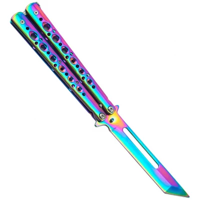 Нож бабочка тренировочный 21,8см (Балисонг) 26-07A Нож бабочка тренировочный 21,8см (Балисонг) 26-07A