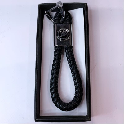 Кожаный Брелок с логотипом авто Škoda D552