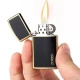Зажигалка бензиновая ZORRO черно-золотая HL-285
