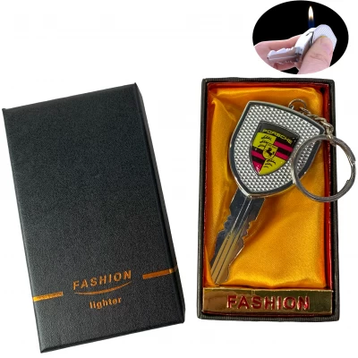 Зажигалка подарочная с брелком Ключ Porsche 