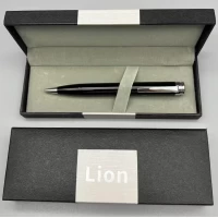Шариковая ручка в подарочном футляре, металлическая LION BP-100