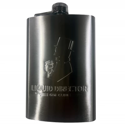 Металлическая фляга LIQUID DIRECTOR - GIN CLUB (270 мл) CL9