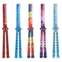 Нож бабочка (Балисонг) расческа тренировочный (22см) 26-C253D