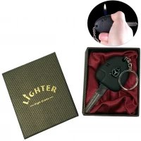 Зажигалка подарочная с брелком Ключ Mercedes-Benz (Обычное пламя 