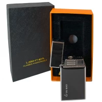 Газовая зажигалка OUBAO 2 в 1: обычное и турбо-пламя 