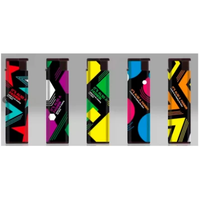 Зажигалки пластиковые FASHION (турбо пламя Зажигалки пластиковые FASHION (турбо пламя