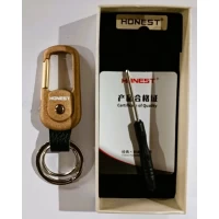 Брелок Honest с фонариком (подарочная коробка) HL-274 Gold