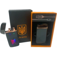 Дуговая электроимпульсная USB зажигалка ⚡️Украина (индикатор заряда