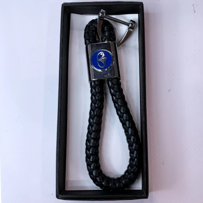 Кожаный Брелок с логотипом авто Daewoo D552