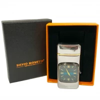 Зажигалка с встроенными часами от Silvio Monetti 