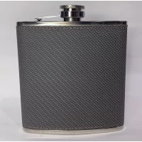 Фляга для алкоголя с кожаной отделкой, 20 Oz (590 мл) BP20