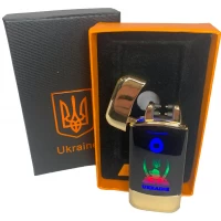 Дуговая электроимпульсная зажигалка с USB-зарядкой⚡️Украина LIGHTER HL-438-Gold