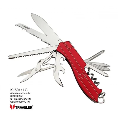 Многофункциональный нож TRAVELER KJ5011LG RED Многофункциональный нож TRAVELER KJ5011LG RED