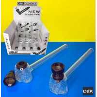 Стеклянная Трубка для Курения ☘️ D&K Oil-pipe (13.1см) «Darth Vader» DK-8586 Black version