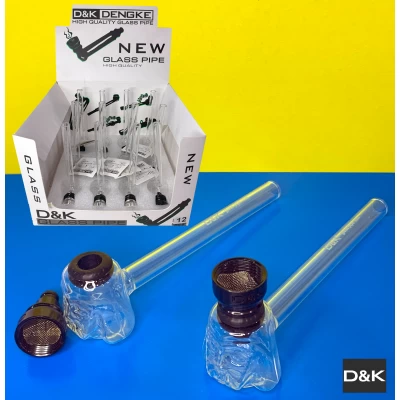 Стеклянная Трубка для Курения ☘️ D&K Oil-pipe (13.1см) «Darth Vader» DK-8586 Black version