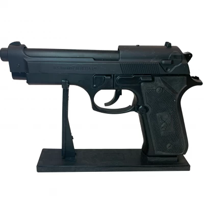 Зажигалка в форме пистолета Beretta M9 с турбо-пламенем 