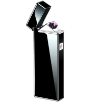 Электрическая зажигалка с двойной дугой ⚡⚡HL-644 Black