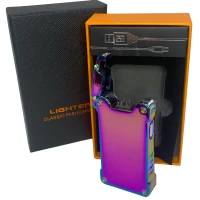 Дуговая электроимпульсная зажигалка с USB-зарядкой⚡️фонариком