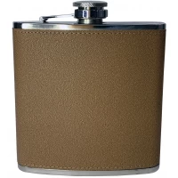 Фляга для алкоголя обтянута кожей (473мл) BP16-2