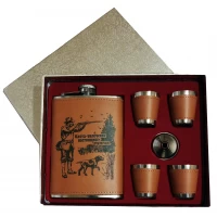Подарочный набор с флягой Охота 6в1 D273