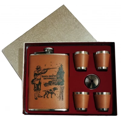 Подарочный набор с флягой Охота 6в1 D273