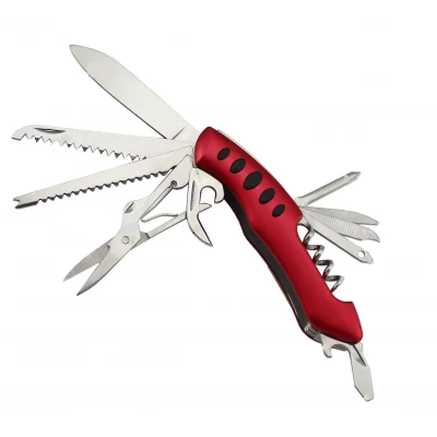 Складной туристический нож Traveler 12в1, 9.5см (144шт/ящ) №5011LG5 RED