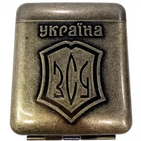 Портсигар «Украина / ВСУ» на 20 сигарет в подарочной коробке HL-759-3
