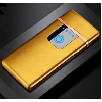 Сенсорная USB Зажигалка ⚡️ (спираль накаливания) HL-482 yellow
