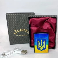 Электрическая USB-зажигалка с патриотическим дизайном LIGHTER High-Grade⚡ HL-477-1