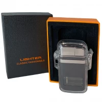 Водонепроницаемая турбо-зажигалка с двумя форсунками 