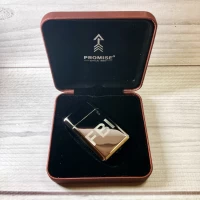 Зажигалка в подарочной коробке Promise FBI (Турбо пламя) №16656 / D-14 FBI