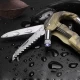 Тактический Нож Traveler Кемпинг, Альпинистский Карабин, Крюк, LED фонарик, 8,8см (240шт/ящ) A-08