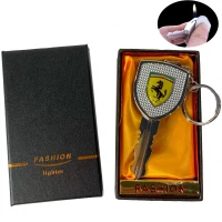 Зажигалка подарочная с брелком Ключ Ferrari 