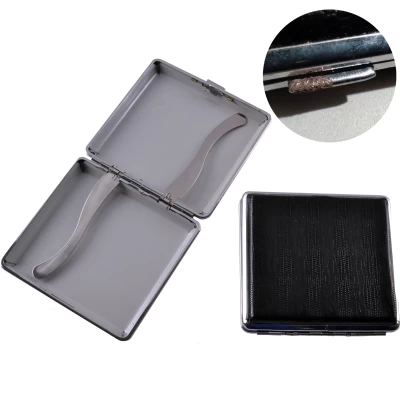 Портсигар на 20 сигарет с металлическим держателем HL-148-1 ⚠️ Уценка