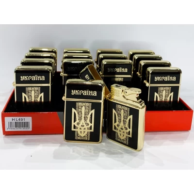 Зажигалка газовая Украина (Острое пламя 