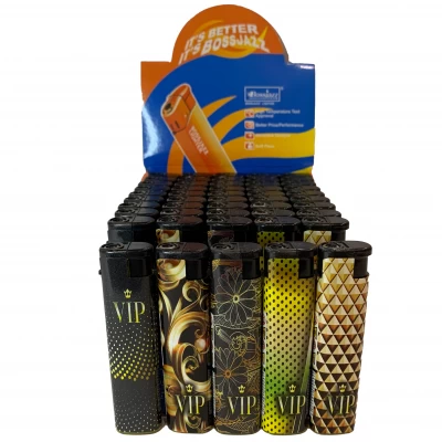 Газовые турбо-зажигалки BOSSJAZZ с абстрактным дизайном Газовые турбо-зажигалки BOSSJAZZ с абстрактным дизайном