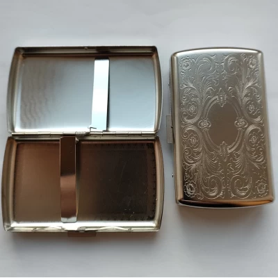 Металлический портсигар в изысканном ретро-стиле D700-2