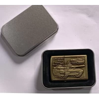 Зажигалка бензиновая в подарочной коробке Танк AMX-56 Leclerc HL-334-4