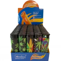 Газовые зажигалки BOSSJAZZ с тематикой Cannabis 156-3