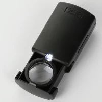 Лупа ювелирная MG21008 с подсветкой 30x