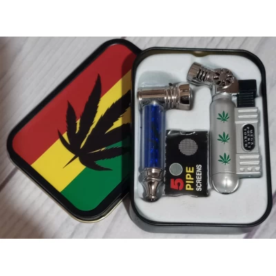 Набор для курения 3в1 'Legalize ☘️' D206