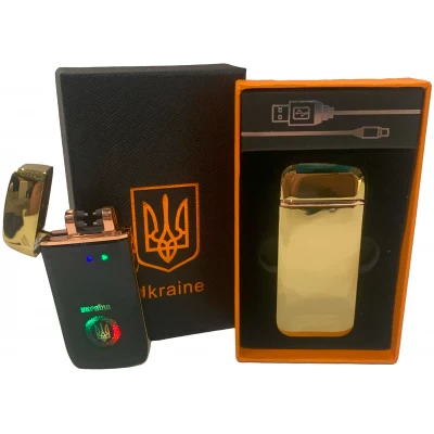 Дуговая электроимпульсная USB зажигалка ⚡️Украина (индикатор заряда