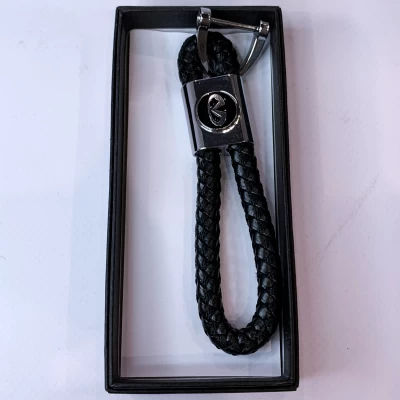 Кожаный Брелок с логотипом авто INFINITI D552