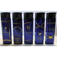 Зажигалка пластиковая с фонарем Wine (турбо пламя) №1517-1