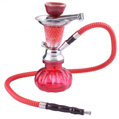 Мини-кальян настольный (1 шланг, красный) D621 Мини-кальян настольный (1 шланг, красный) D621