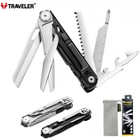 Мультитул Traveler 11 см, 148 г – многофункциональный инструмент MQ063G Black