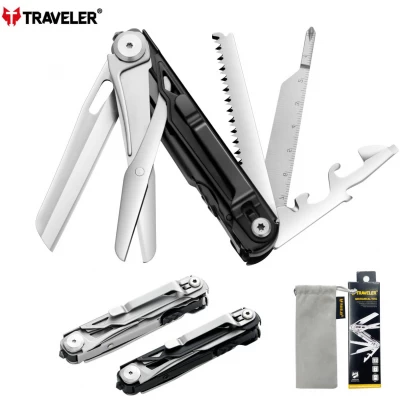 Мультитул Traveler 11 см, 148 г – многофункциональный инструмент MQ063G Black Мультитул Traveler 11 см, 148 г – многофункциональный инструмент MQ063G Black