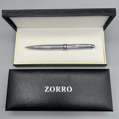 Ручка ZORRO в подарочной коробке (хромированная) BP-1035