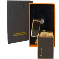 Газовая зажигалка OUBAO 2 в 1: обычное и турбо-пламя 