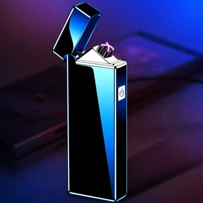 Электрическая зажигалка с двойной дугой ⚡⚡HL-644 Blue